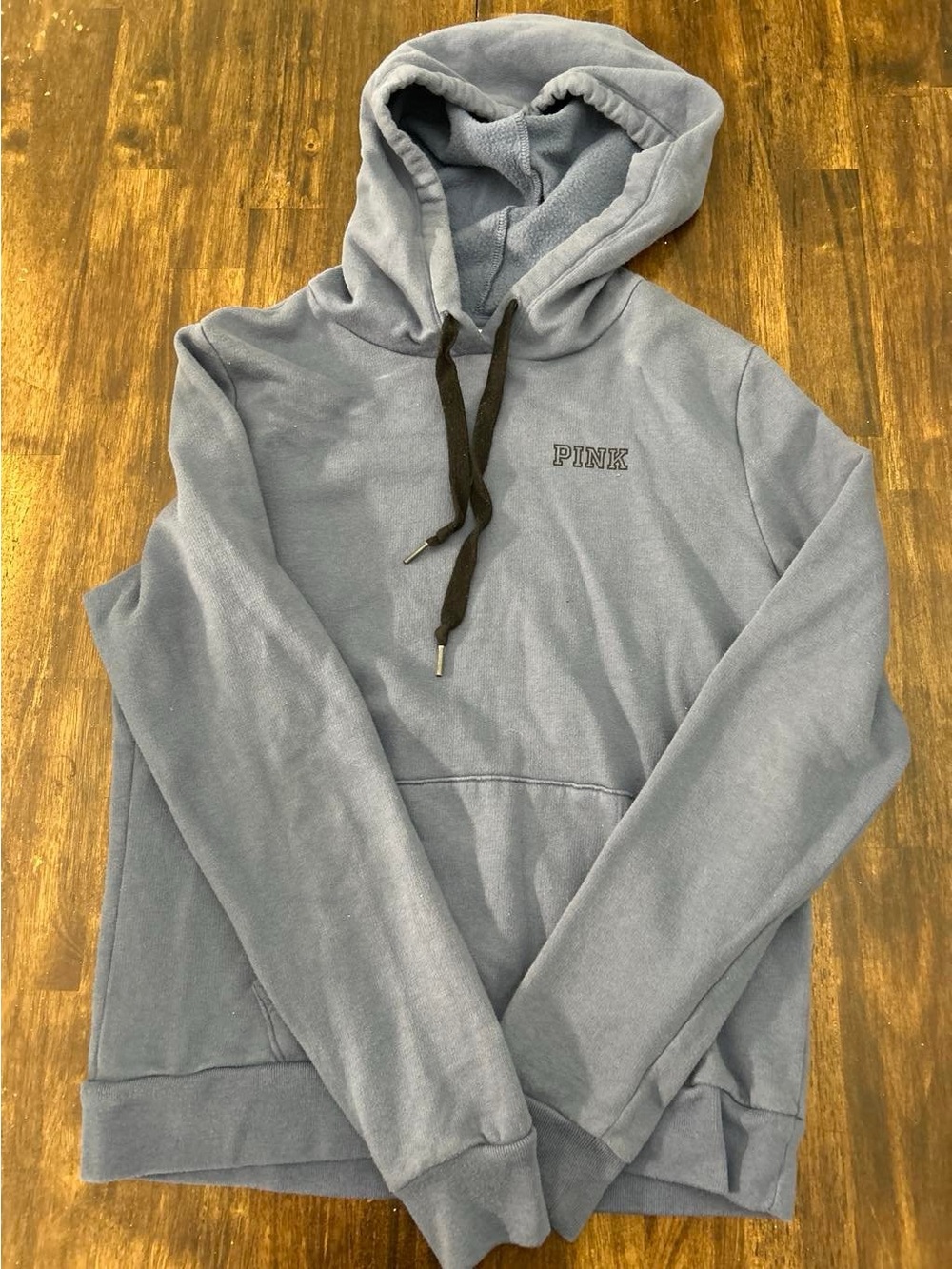 PINK Victoria's Secret Dusty Blue Pullover Hoodie